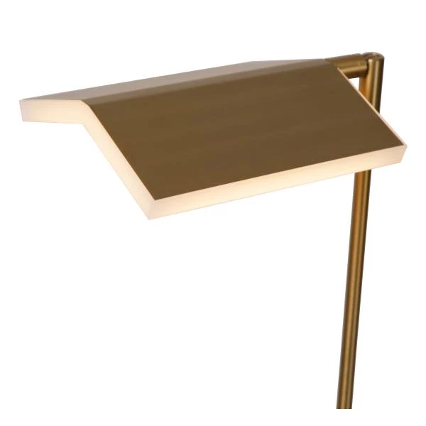 Lucide AARON - Lampadaire / lampe de lecture - LED Dim. - CCT - 1x12W 2700K/4000K - Or Mat / Laiton - détail 2